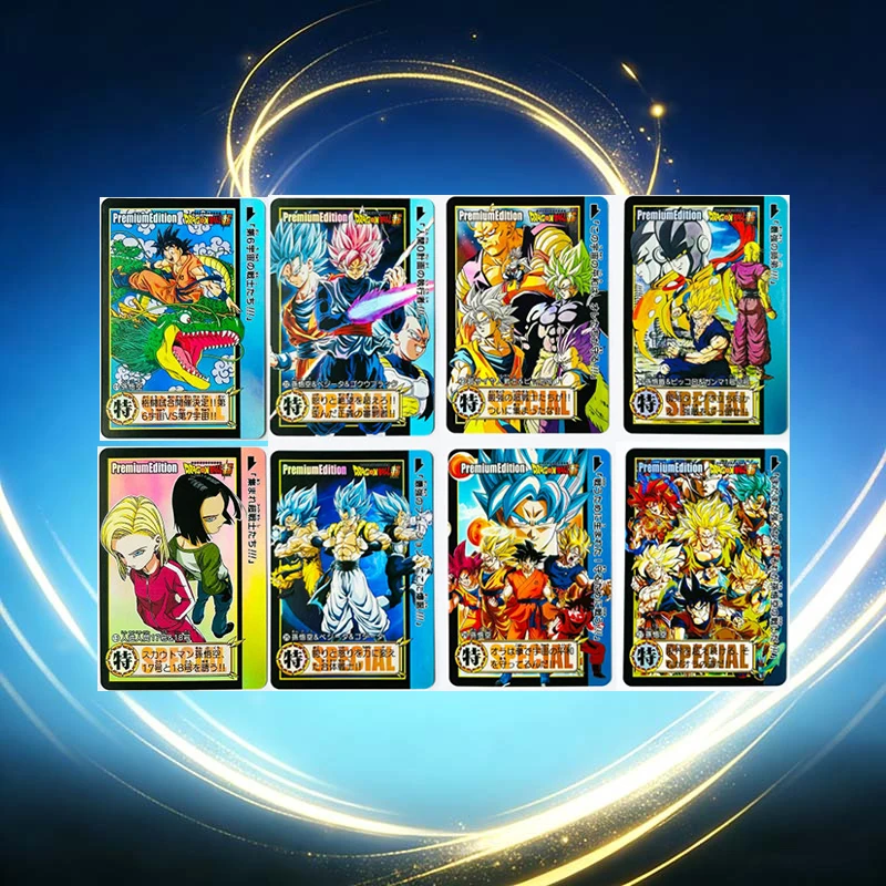 Фото Коллекционные карточки-игрушки Dragon Ball: Сон Гоку, Пикколо, Вегета, Тен Шинхан, Чьяотзу, Криллин, Андроид 18. Сделай сам. Подарки. №1