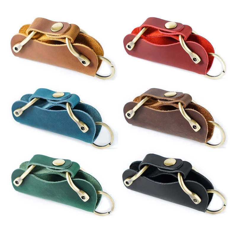 

Keys Leather Storage Bag Large Capacity for Up to 10 Keys Creative Keys Holder