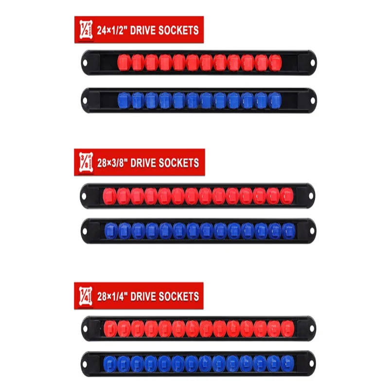 Поворотный органайзер для розеток из АБС-пластика на 360 ° 1/4 дюйма 3/8 дюймов 1/2