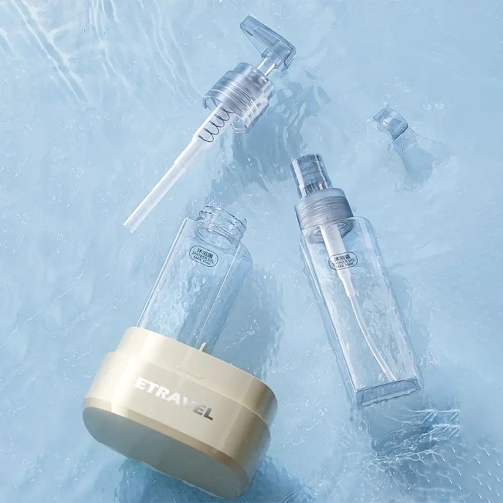 Многоразовые флаконы для путешествий 35 мл серый/синий/розовый