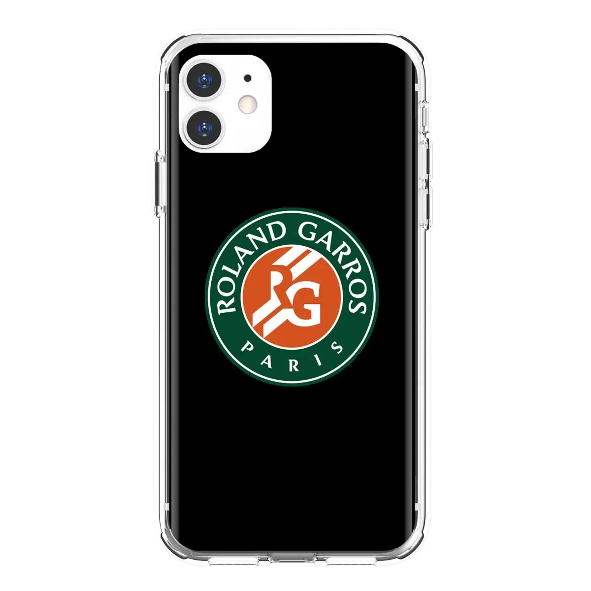 Мягкий чехол Roland-Garros с открытым логотипом во Французском Париже для iPhone 10 11 12 13 Mini