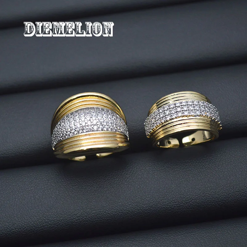 Новое модное женское кольцо на палец с каменем CZ эффект волочения проволоки