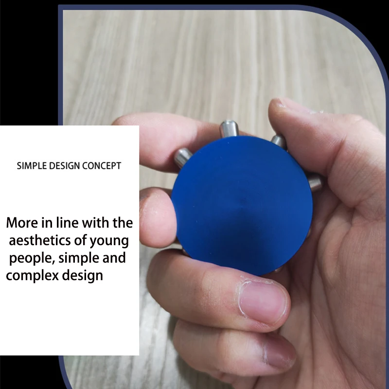 Novelty Magnetic Push Slider Nine Hands Style Adult Metal EDC Hand Spinner Fidget Toys Autism Sensory Toys Stress Relief Gifts enlarge