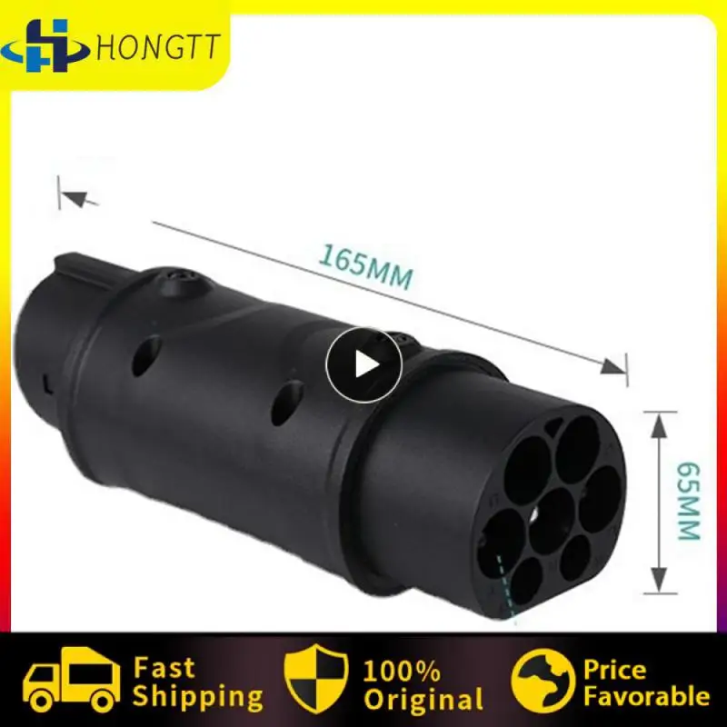 

32a Car Ev Charger Connector Practical Car Charger Portable Durable Car Charger Adapter Car Supplies Ev Adaptor Plug Universal