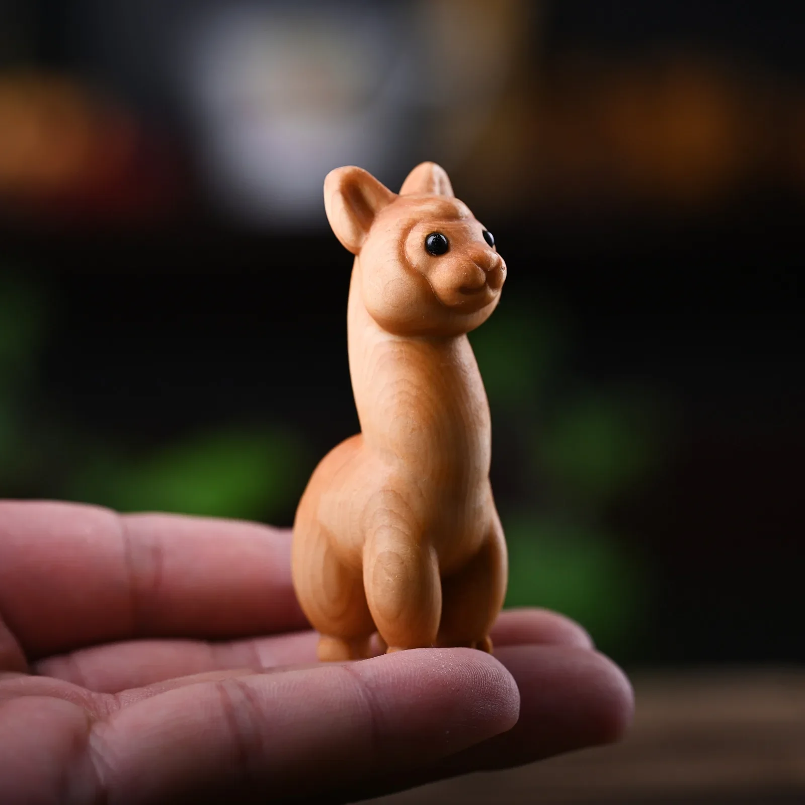 Yabai креативная резьба по дереву маленькие животные детский милый подарок из