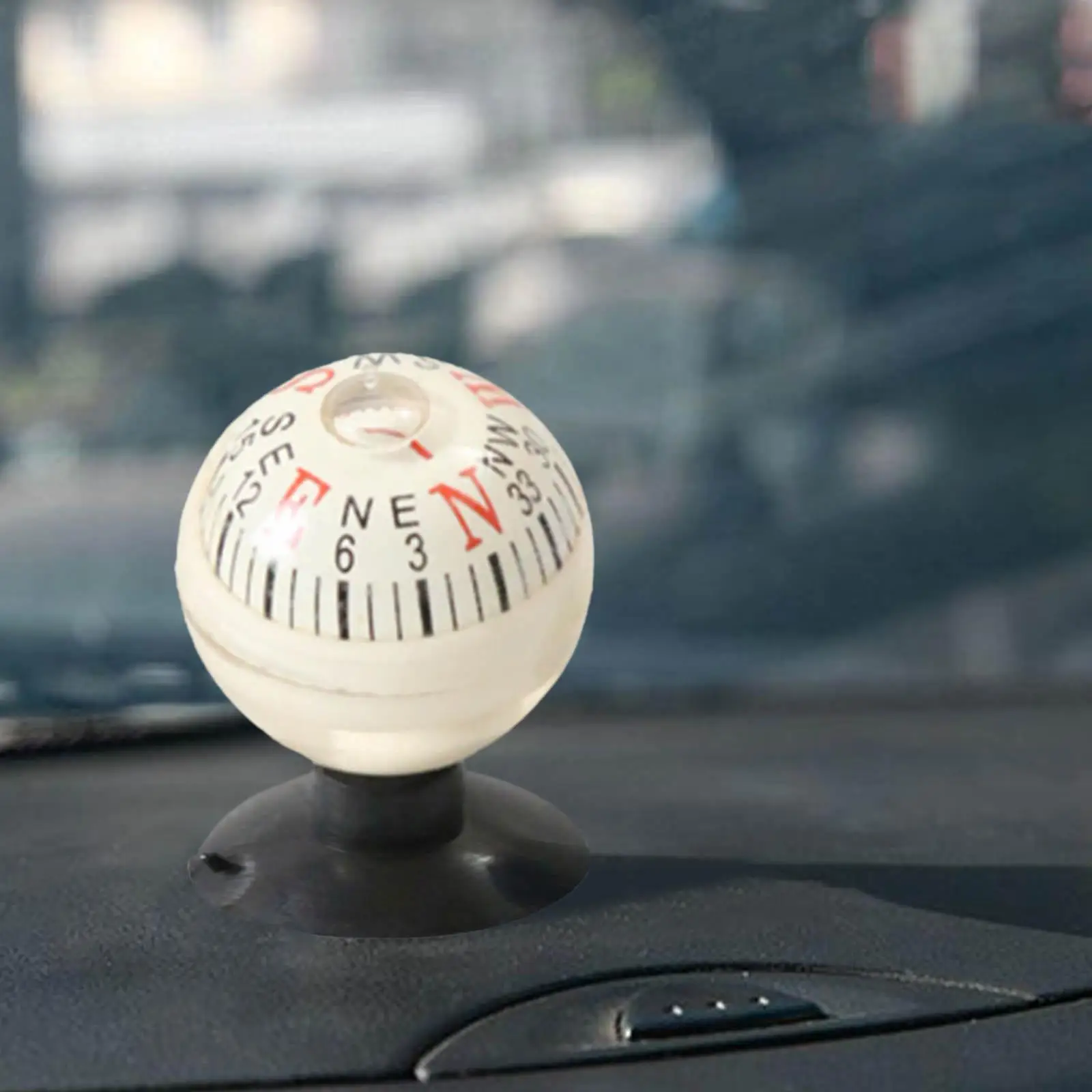 

Car Compass Assembly Easy to Install Car Dash Compass Automotive Compass Ball Suction Cup Mini Compass for Car Random Color