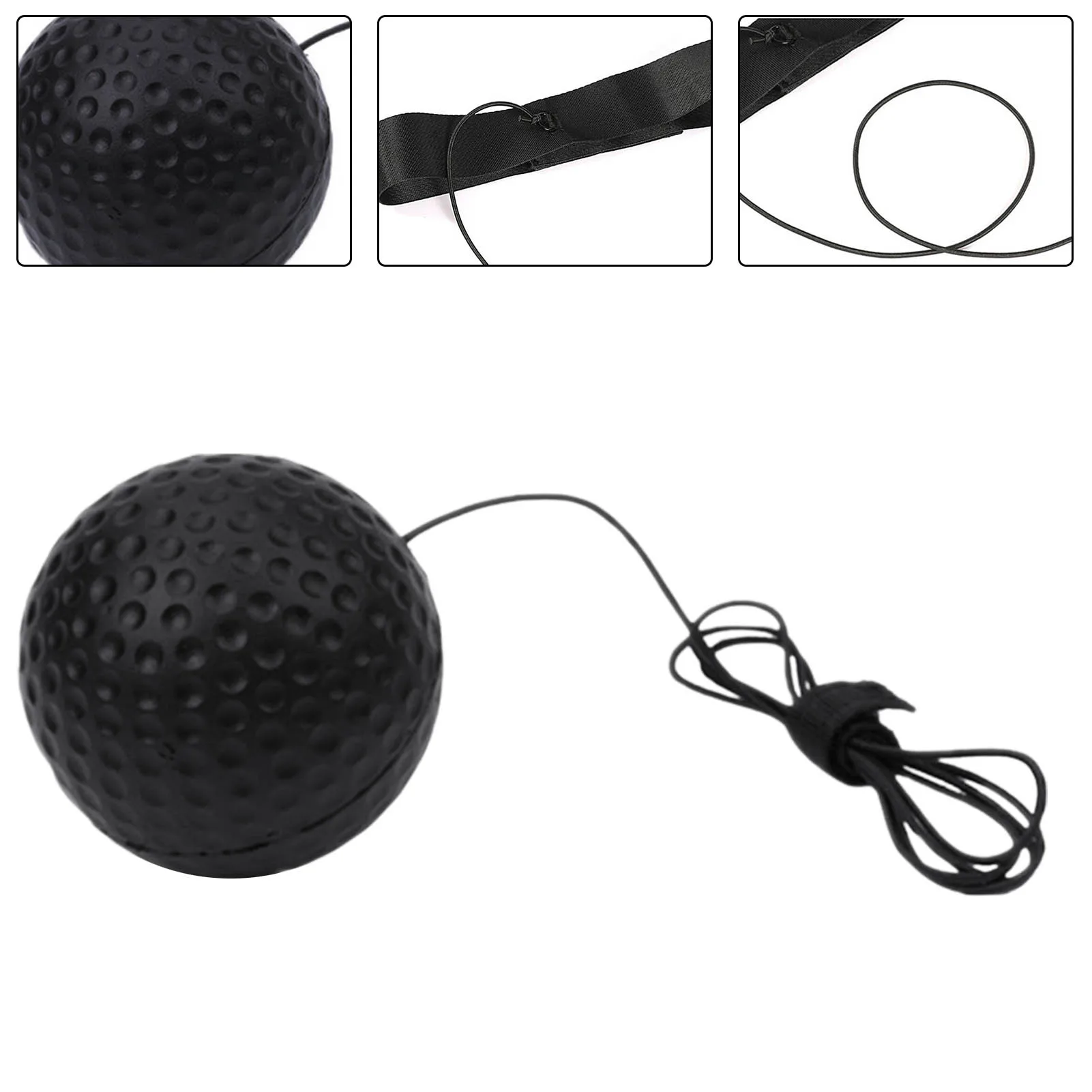 

Боксерский мяч для тренировки реакции, мяч для бокса на голову для тренировки реакции, боксерский мяч для фитнеса, тренажерного зала, муай т...