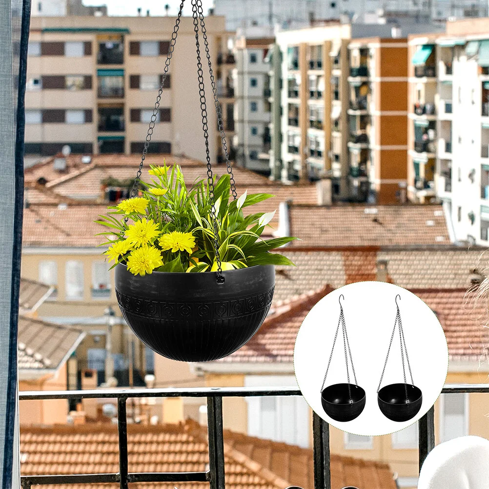

Succulent Bowl Self Watering Flower Pot Hanging Baskets Plants Balcony Planting