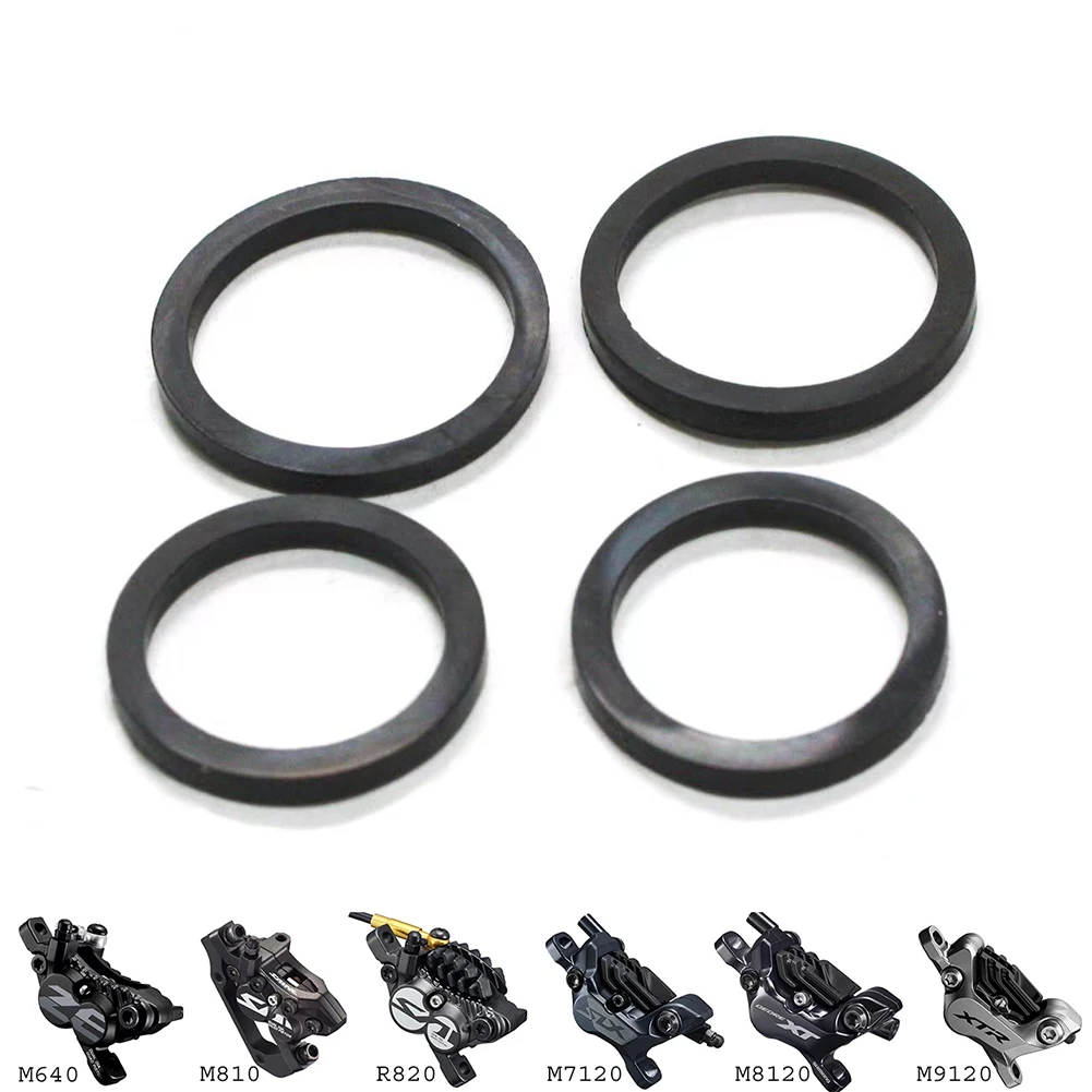 

4pcs Bicycle Hydraulic Brake Caliper Piston Sealing Ring O-Ring High Quality Parts For-Shimano M640 M810 R820 M7120 M8120 M9120
