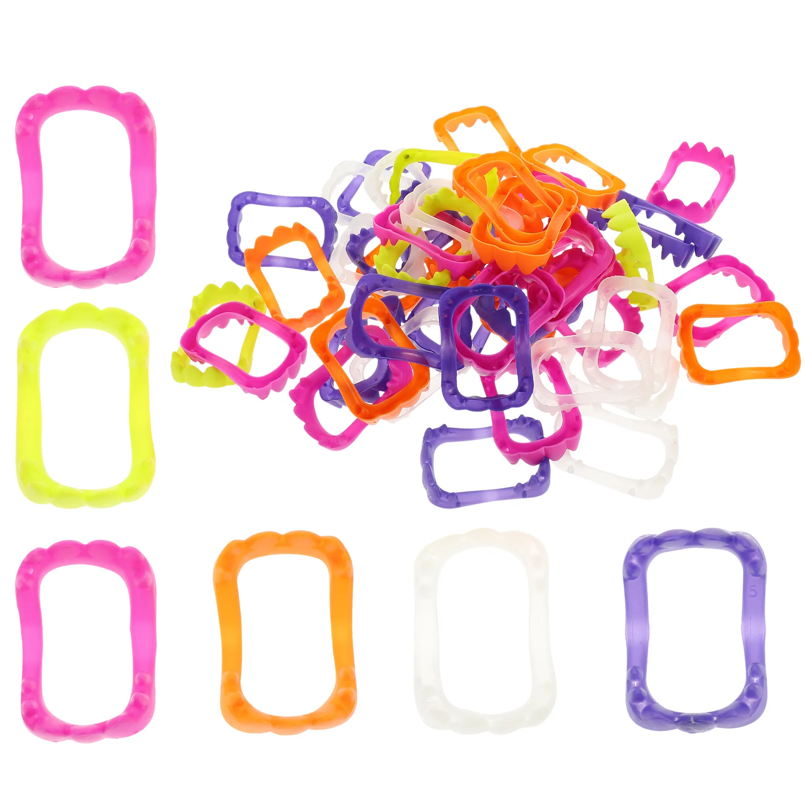 50 шт. игрушки Хэллоуин протезы поддельные зубы костюм реквизит для вечеринки