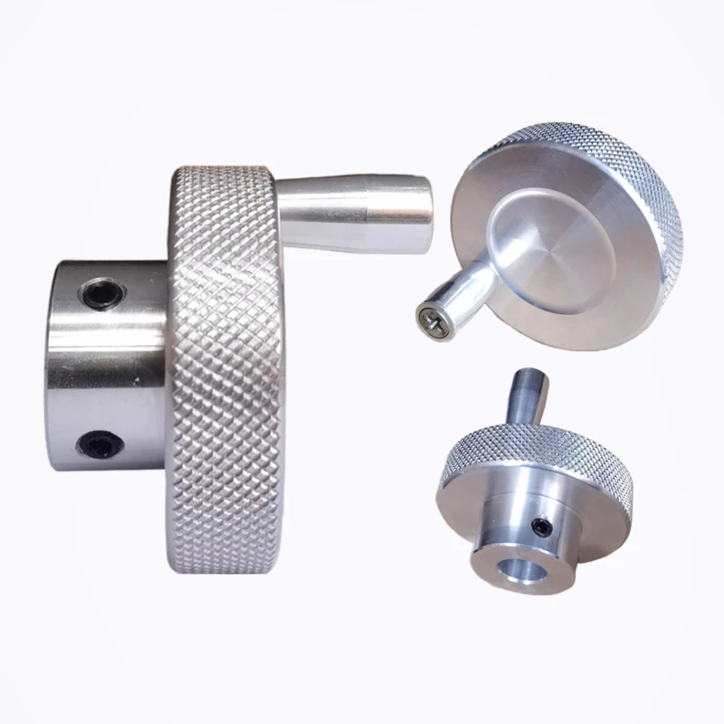 

CNC precision machining movable hand wheel circular turning machine tool hand wheel slide table screw manipulator wheel handle