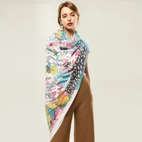 90180cm luxury brand summer silk scarf women fashion quality soft scarves female shawls foulard bandana beach cover ups wraps