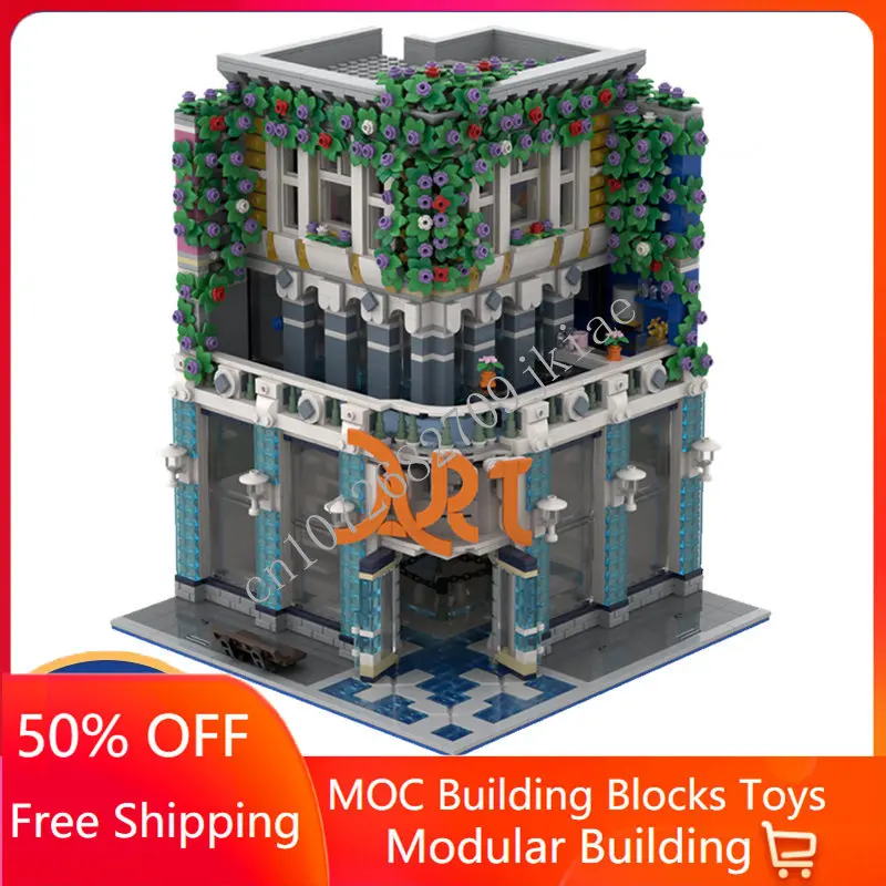 

3274 шт., Детский конструктор MOC модульная художественная галерея