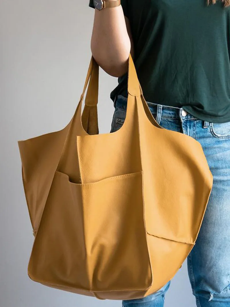 2022 Travel Handbags For Women Big Capacity Design Shoulder Bag Shopper Female Casual Tote Bag High Quality Leather Bolso Mujer