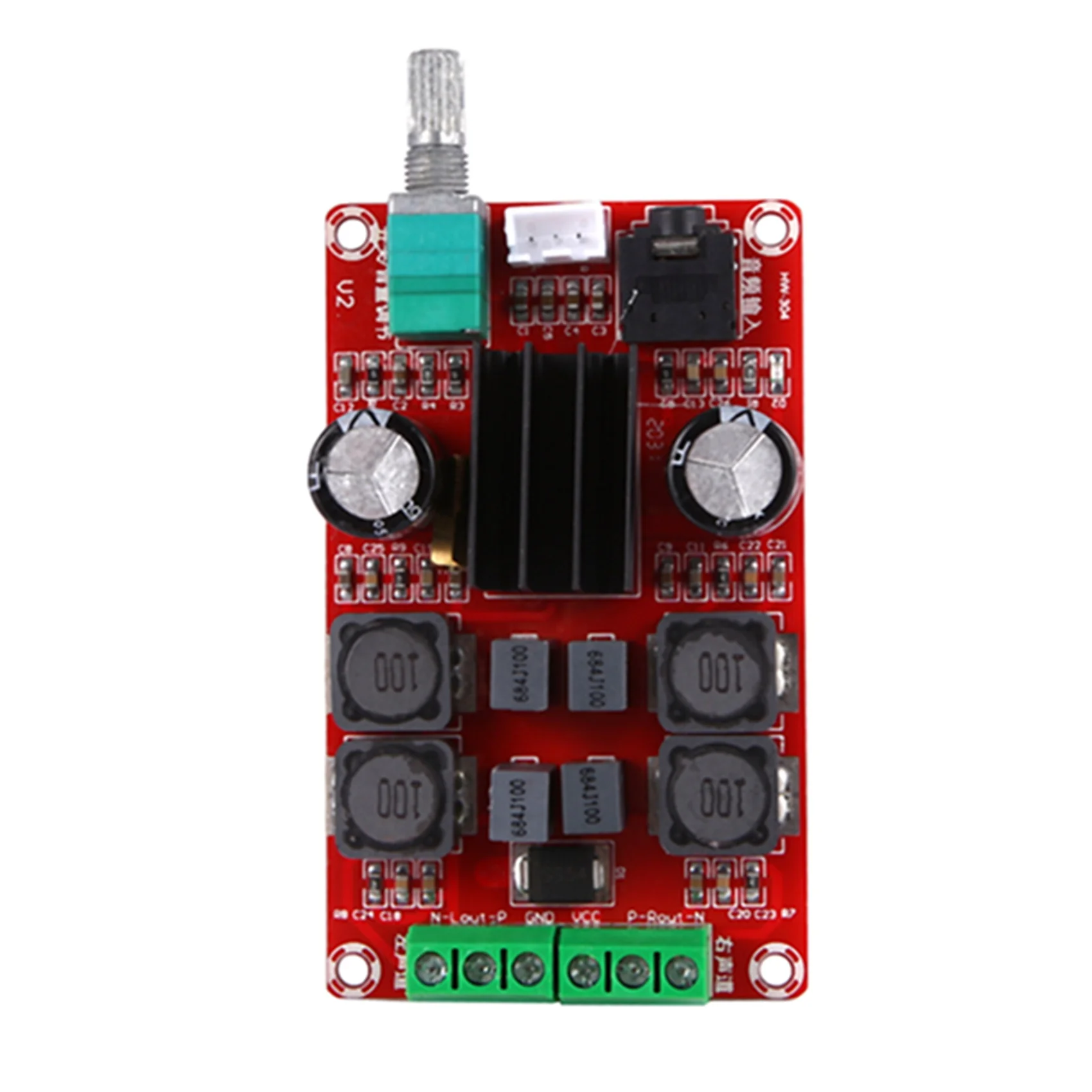 

Tpa3116D2 2X50W Digital Power Amplifier Board 5V To 24V Dual Channel Stereo Amp