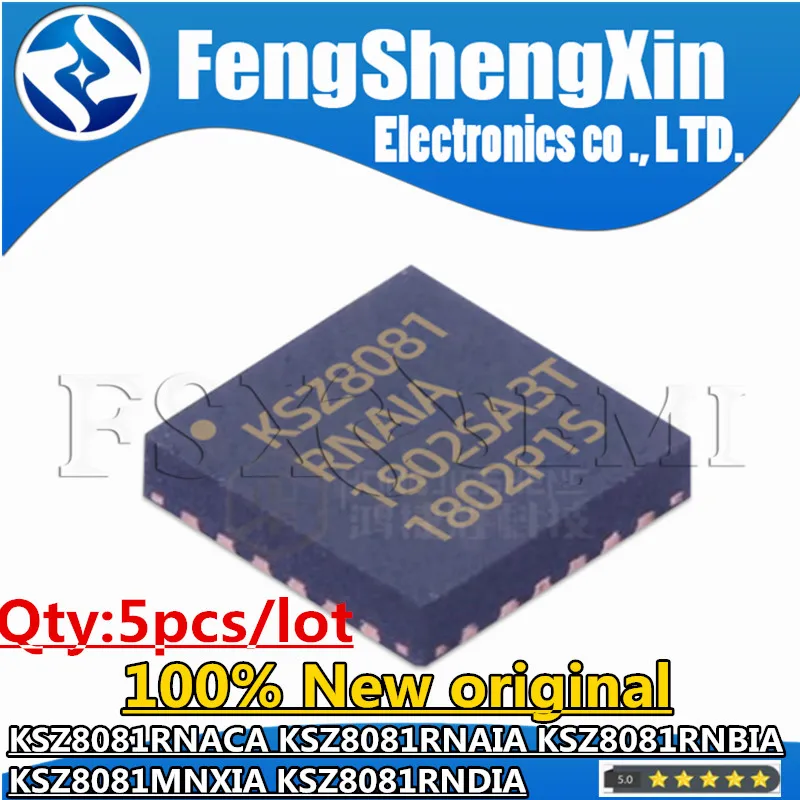 Новые чипы KSZ8081RNACA KSZ8081RNAIA KSZ8081RNBIA KSZ8081MNXIA KSZ8081RNDIA KSZ8081 QFN, 5 шт.