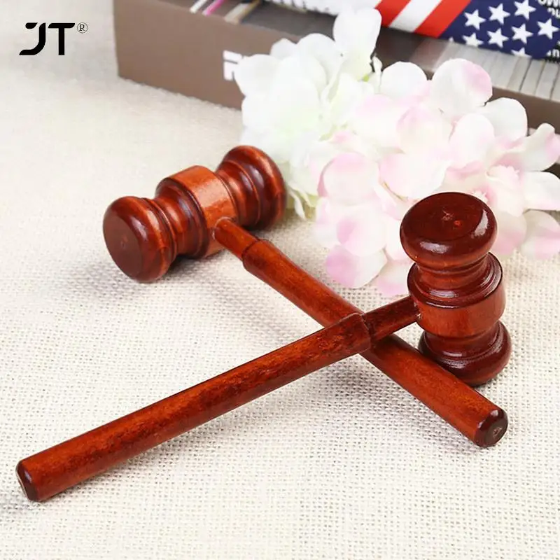 

1PC Mini Hammer Lawyer Decoration Hammers Judge Hammer Wooden Hammer Wood Multitool Small Hammer Birthday Gift Christmas Toy
