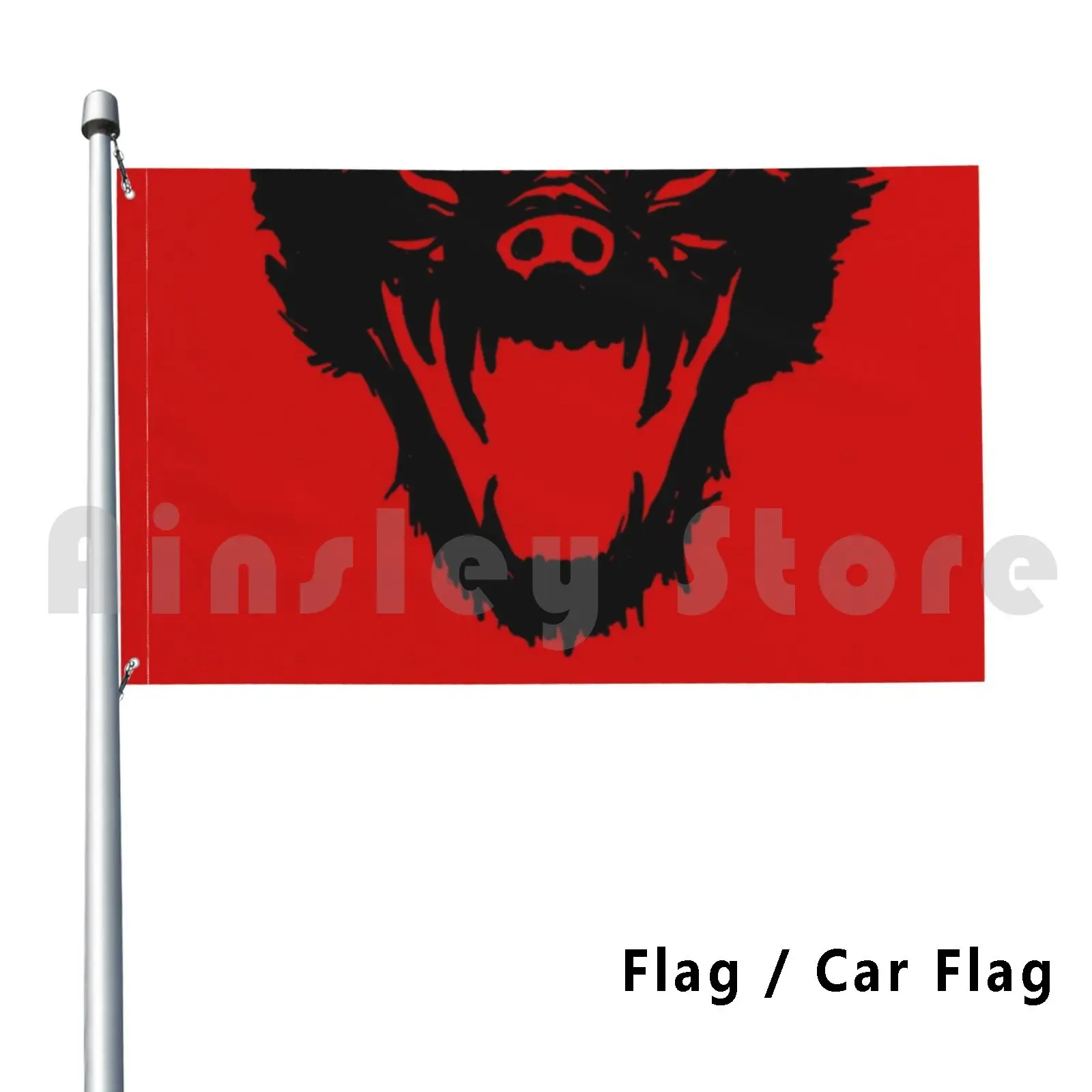 Гиенс (черный) флаг автомобиля печать на заказ 12 обезьян гиена гиены армия