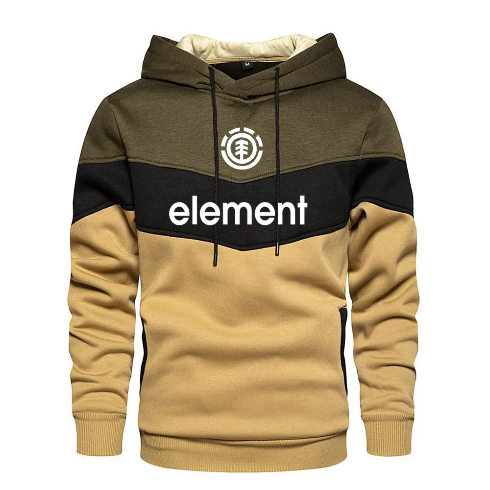 

2022 Winter Oversized Hoodie ELEMENT Letter Graphics Hooded Casual Hoodies Men And Women Sweatshirt Harajuku Unisex Hoody