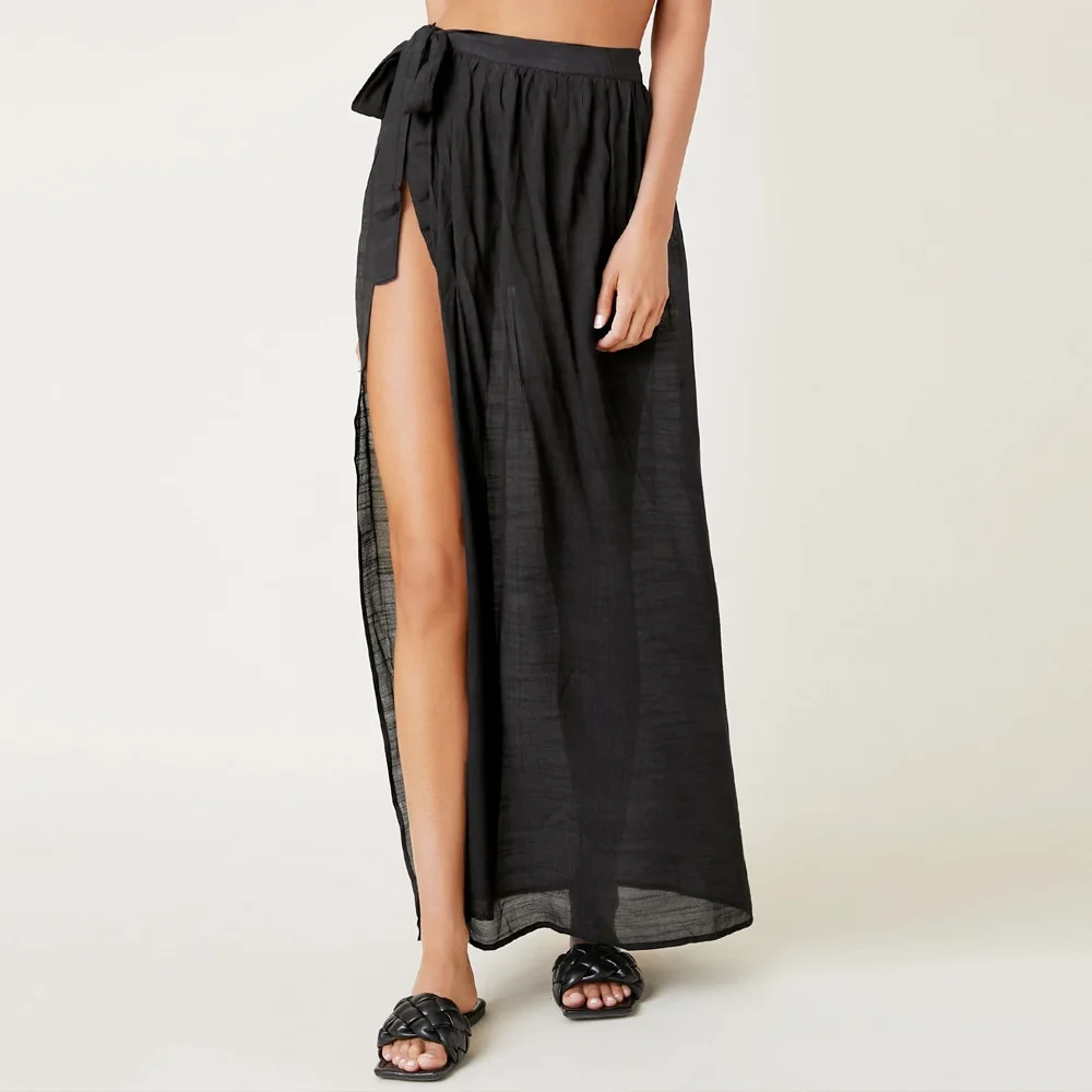

2022 New Women's Summer Skirt Sexy See-through Strap Beach Sexy Casual Skirt