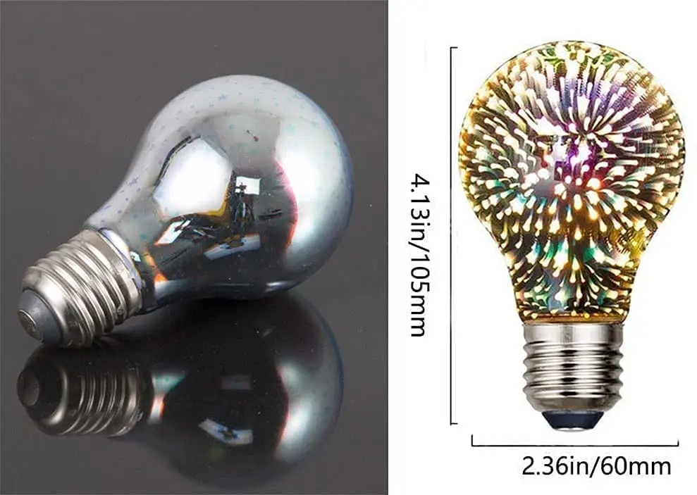 Рисунок 4 - 3D лампа-фейерверк Starry E27 AC 85-220V 4W Retro