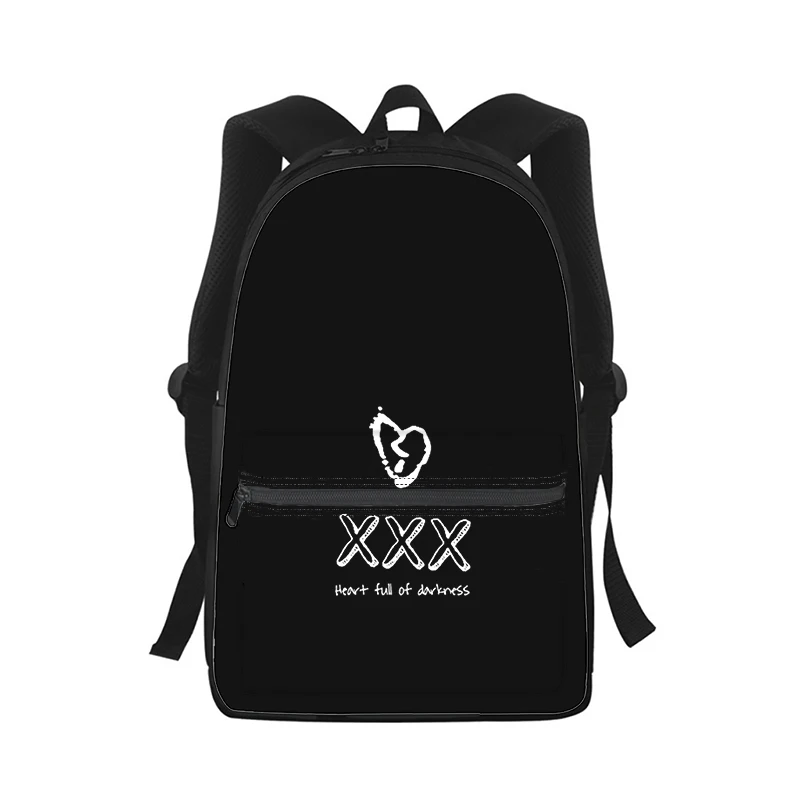 Xxxtentacion Rapper Men Women Backpack 3D Print Fashion Student School Bag Laptop Backpack Kids Travel Shoulder Bag
