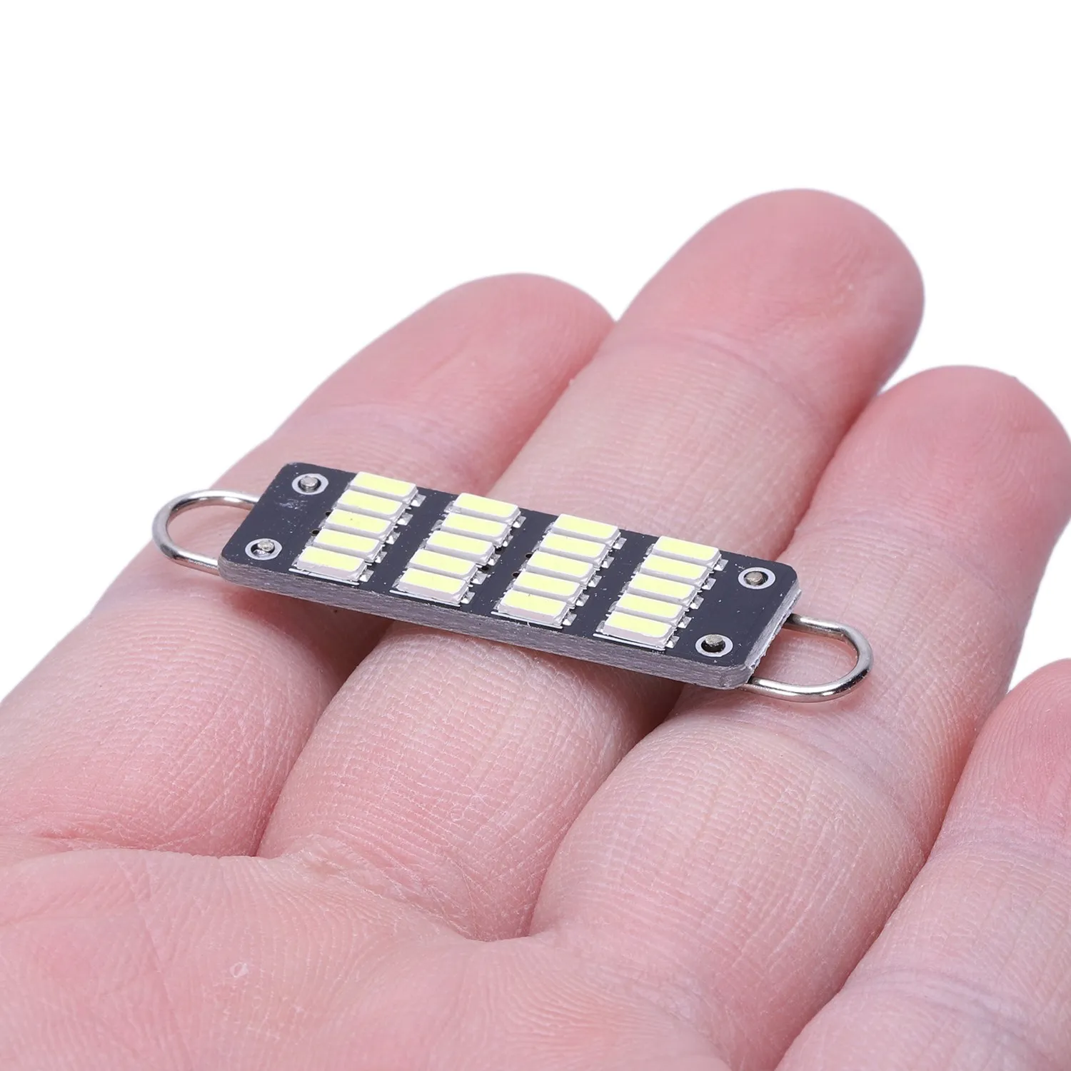 

Эксклюзивная лампа 44 мм, ярко-белая гирлянда, светодиодная лампа 20 Smd, жесткая петля, 1,73 дюйма, внутренняя купольная карта, светодиодные фонари 561 562 567 564, упаковка