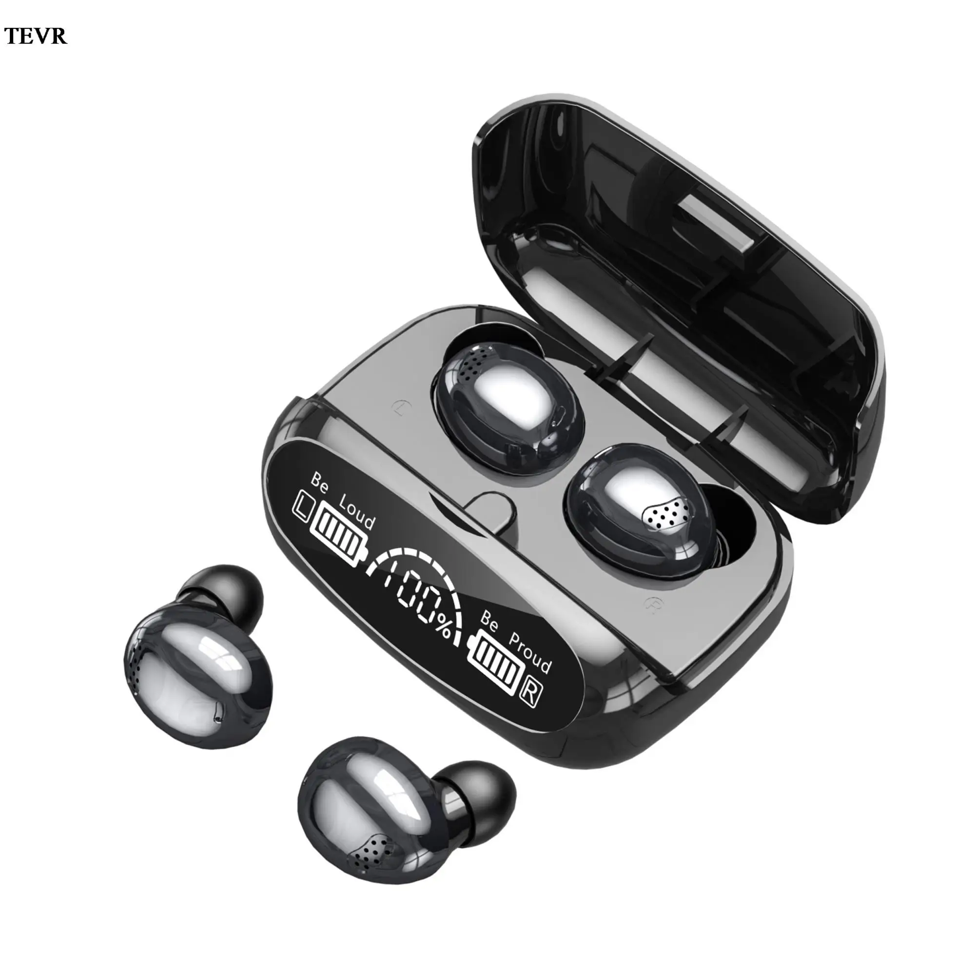 

Bluetooth Headphones Smart Noise Cancelling No Current Sound Bass Stereo Waterproof IPX7 In-Ear Sports Headphones
