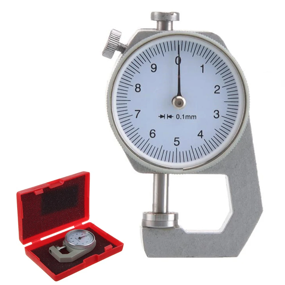 

0-10 мм 0-20 мм инструмент точный толщиномер кожаный лист плоская головка металлическая проволока портативный тестер бумаги ювелирных изделий