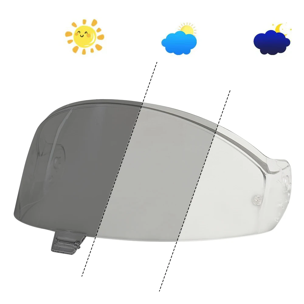 

Для шлема Shark Skwal I3 D-Skwal 3 Ridill 2 VZ400, фотохромный козырек с защитой от ультрафиолета, козырек из ПК, хромический дымчатый темный сменный козырек