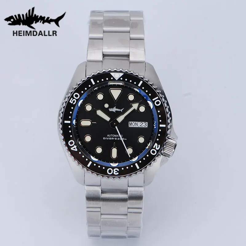 Мужские часы для дайвинга HEIMDALLR SKX007 стандартная Керамическая рамка
