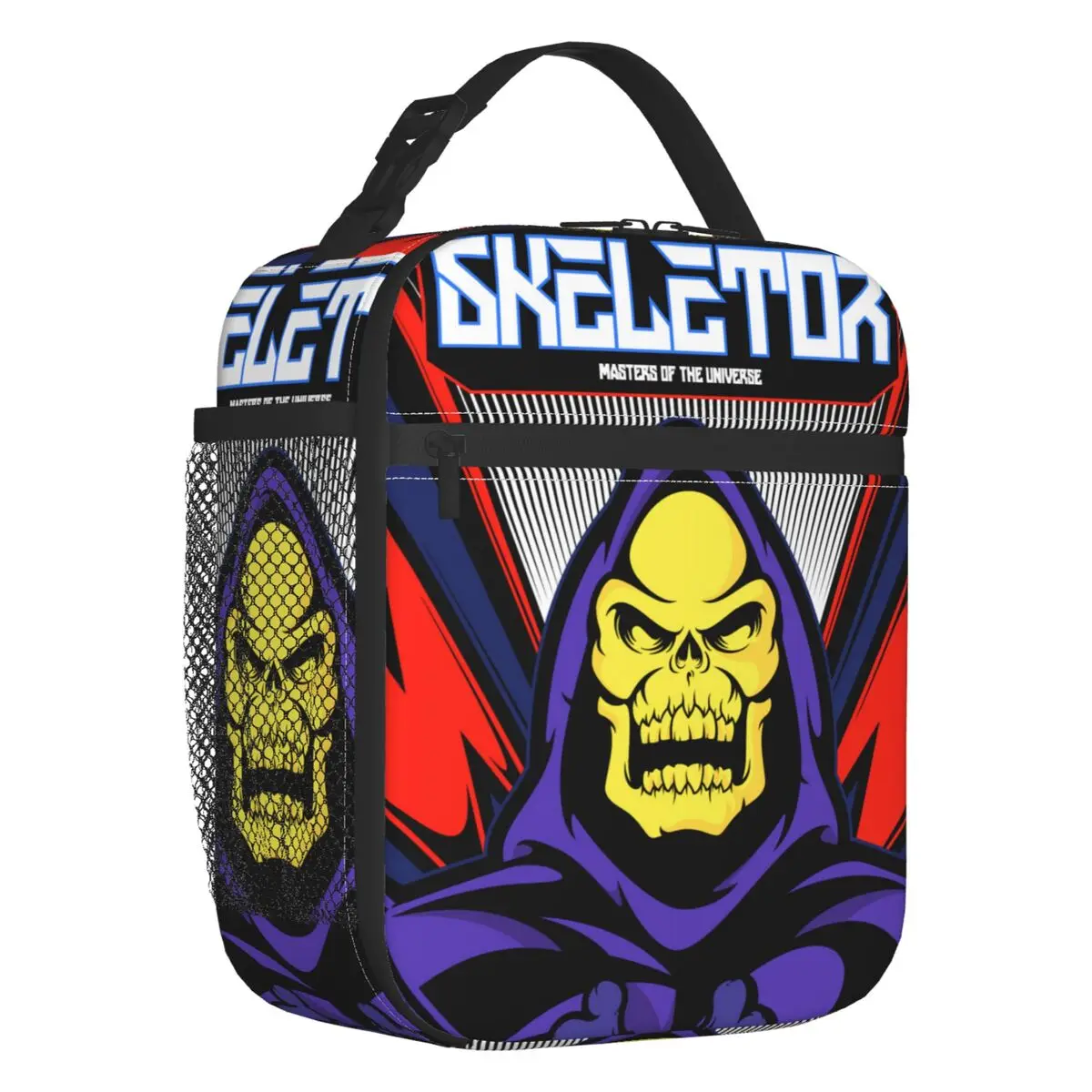 

Skeletor From Masters Of The Universe Resuable Lunch Boxes Women He Man TV Series Thermal Cooler Food Insulated Lunch Bag School