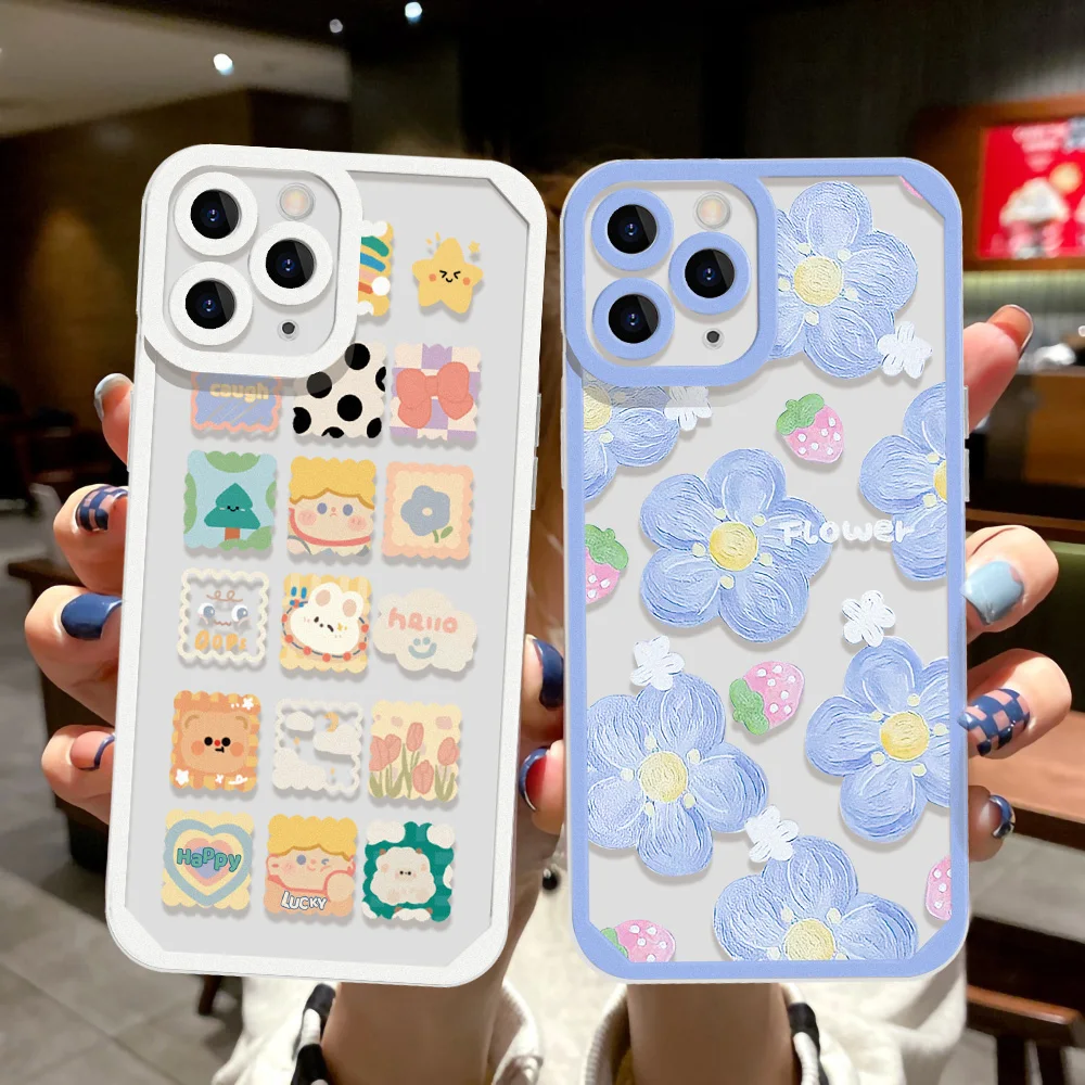 

Flower Fruit Case For OPPO A15S A16S A16K A3S A5S A12 A35 A36 A76 A53 A32 A54 A74 A56 A57 A73 A95 A93 A94 A96 A1K A31 Case Clear