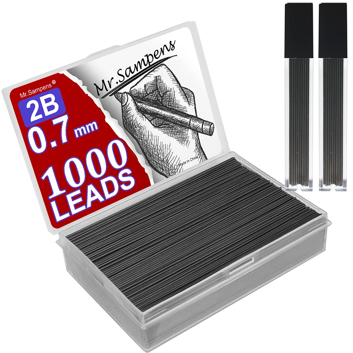 

1000pcs/Box 0.5mm 0.7mm 2b Mechanical Pencil Refill Leads Automatic Core School Black High Quality Office And Learning Supplies