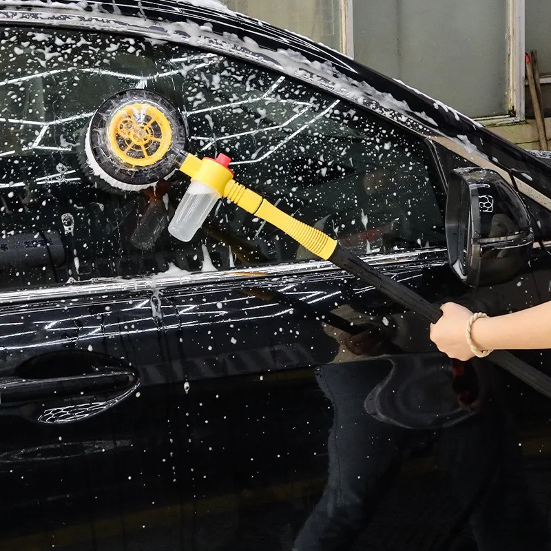 Автомобильная вращающаяся водяная щетка швабра для мойки автомобиля водяной