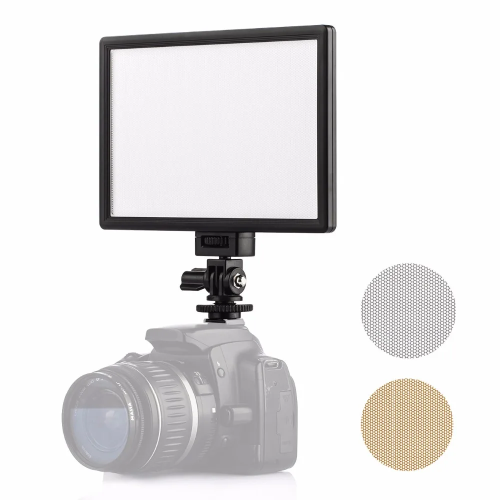 

Viltrox L116T LED светильник ультра тонкий ЖК двухцветный и Диммируемый DSLR студийсветильник свет лампа панель для камеры DV камкордер