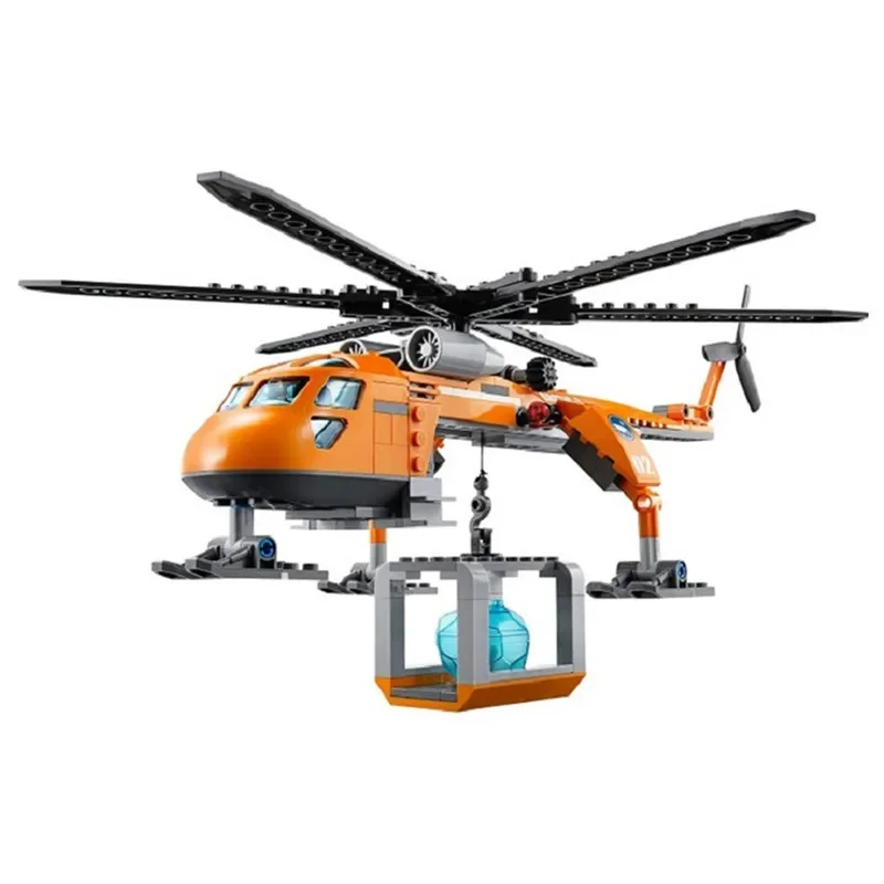 269 шт. кирпичи игрушки сделай сам Арктический вертолет строительные блоки