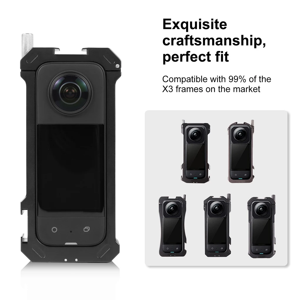 

2x Insta 360 X3 Lens Protectors - Strong Protection Easy Installation High Definition For Insta360 Black