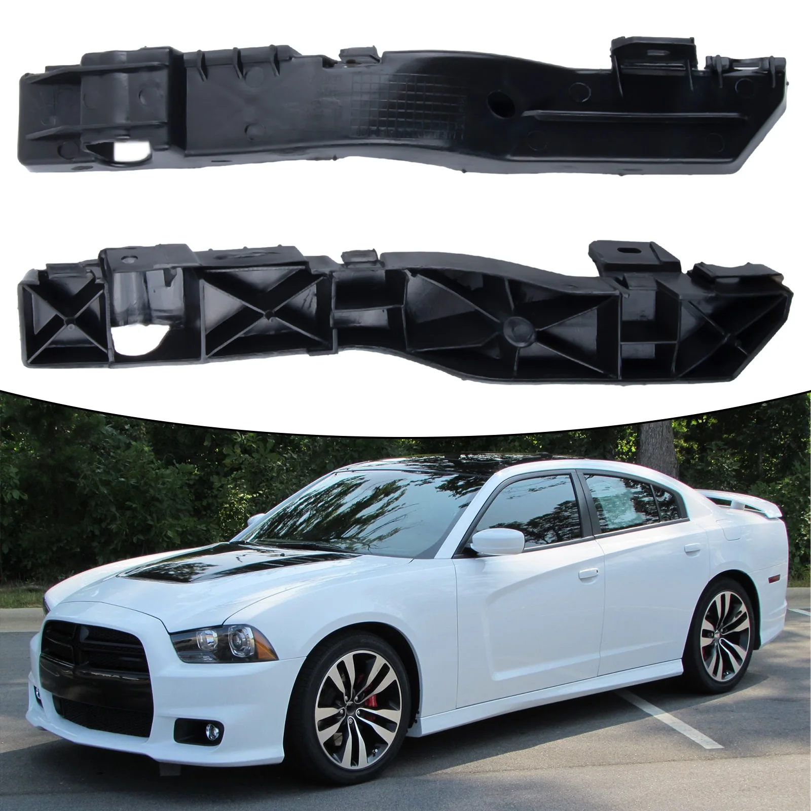 Левый Правый передний кронштейн Поддержка переднего бампера RH LH 2 шт. в комплекте