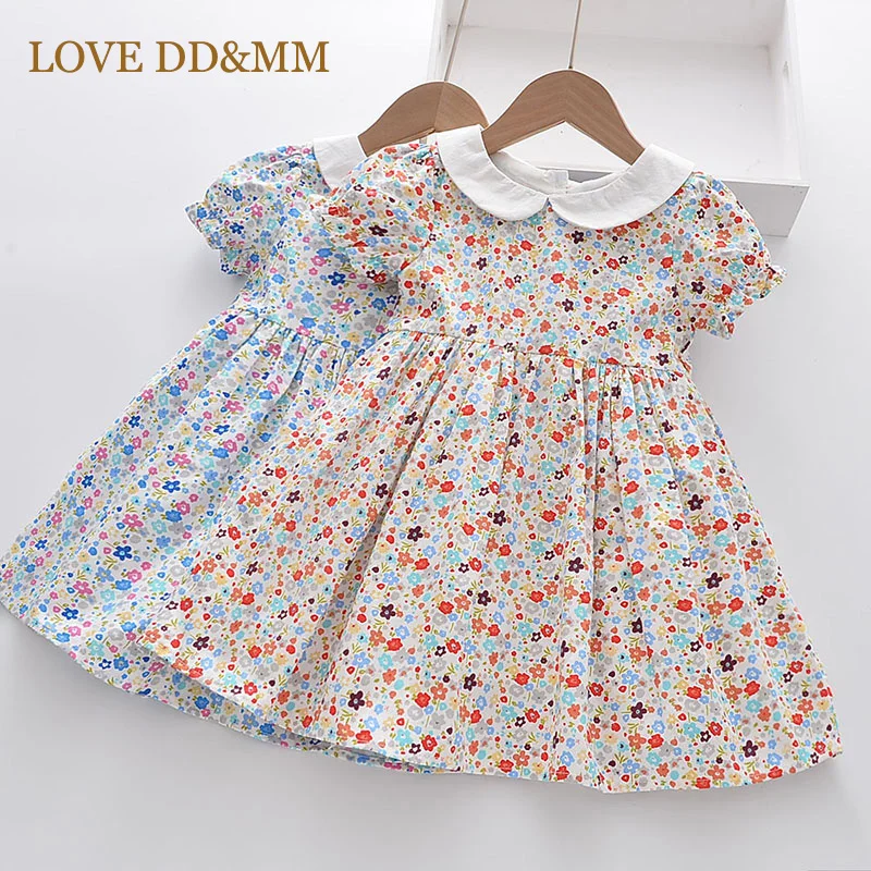 Повседневные платья LOVE DD &amp MM для девочек лето 2022 милое детское Хлопковое платье