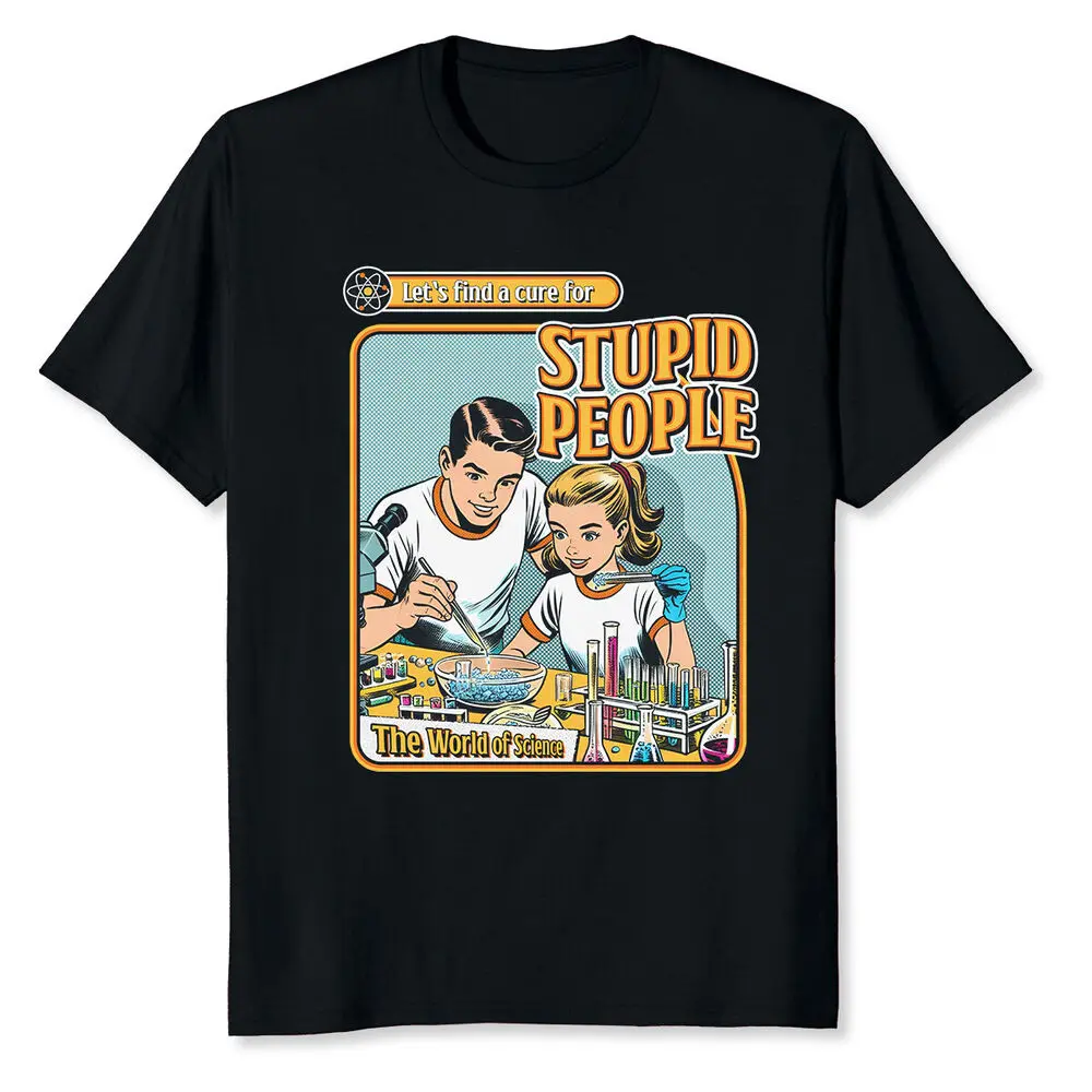 Футболка с рисунком аниме давайте найдем лекарство для глупых людей футболки из
