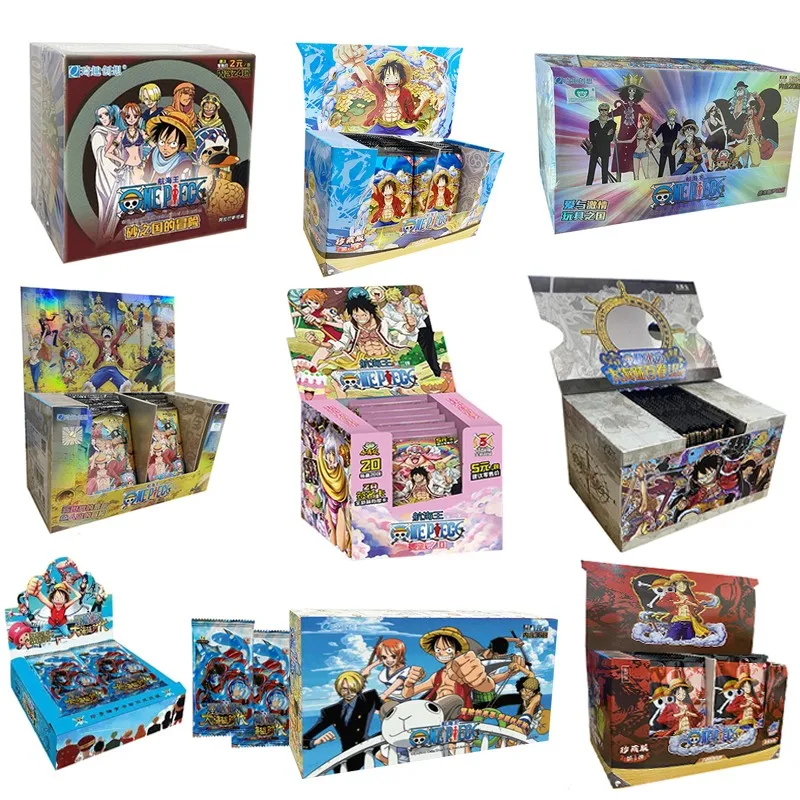 

2022 New Japanese Anime One Piece Rare Cards Box Luffy Zoro Nami Chopper Bounty Collections Ccg Card Game Collectibles Child Toy