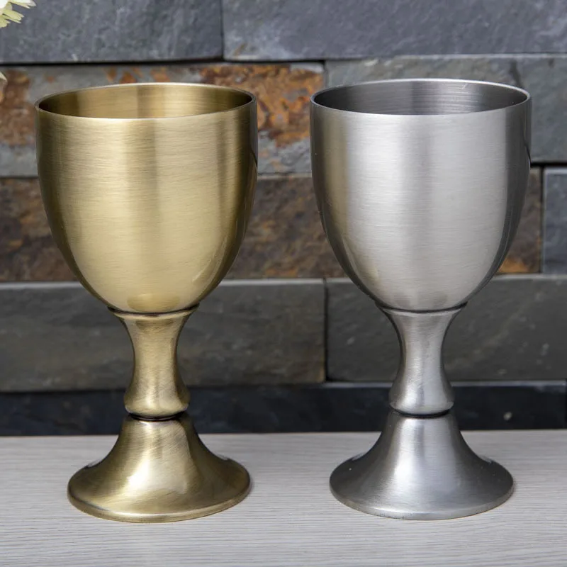 

40ml 120ml 150ml Zinc Alloy Retro Wine Glass Liquor Bar Cup A Sip High-end Wine Set Creative Embossed Goblet Home Glass Barware