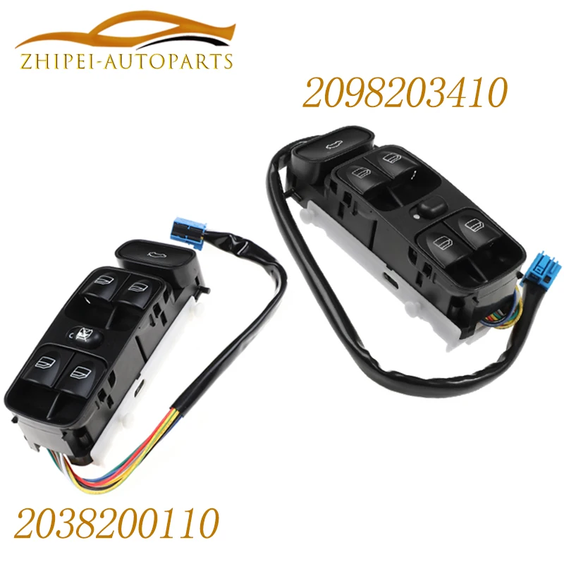 2038200110 Выключатель стеклоподъемника автомобиля 2098203410 2038210679 A Для Mercedes-Benz SL500 C CLASS