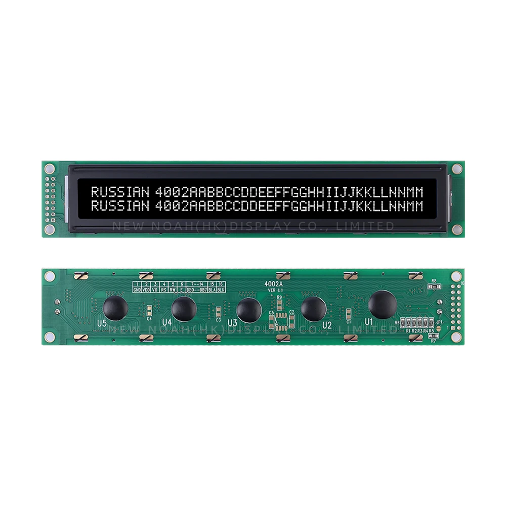 Русская черная пленка BTN белая 4002A модуль ЖК-экрана 2*40 2X40 4002 несколько языков ST7066U