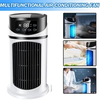 1pc 5v 2a usb mini cooler fan air conditioner portable desktop cool cooling humidifier home device with electric cable