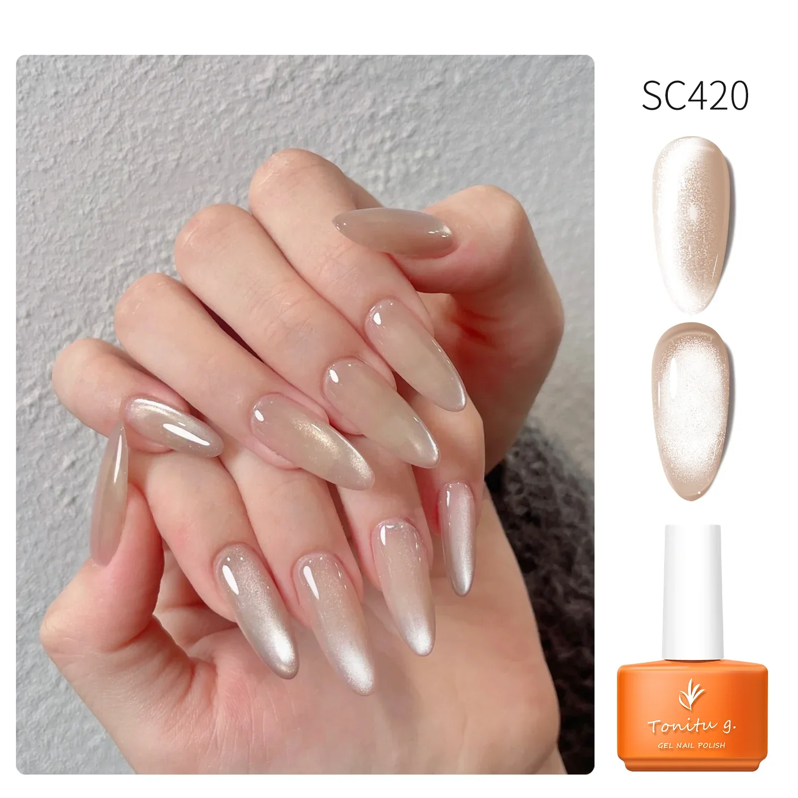 7-цветный Гель-лак Для Ногтей кошачий Глаз Magneto UV/LED Магнитный Гель Дизайна Салон