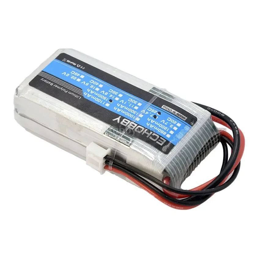 7 4 В 2S 1500 мАч 25C Литий-полимерный аккумулятор JST штекер для радиоуправляемого