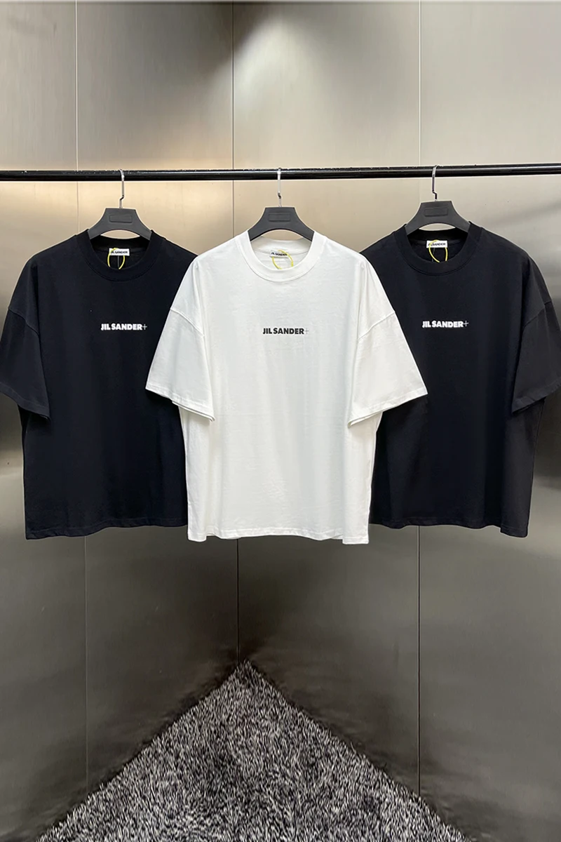 ss22 new hot fashion brand summer unisex t shirt small letter print logo 100 cotton tee hip hop loose oversize short sleeve free global shipping