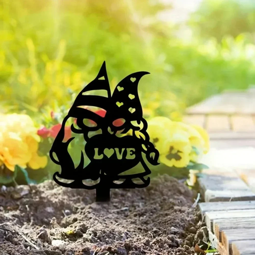 Завосстанавливающий металлический знак для любителя двора: входа на лужайке и